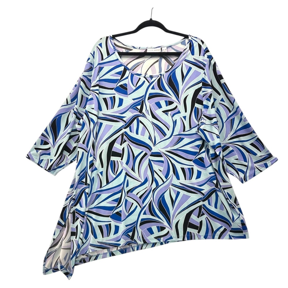 Susan Graver Tunic Blue‎ 3X